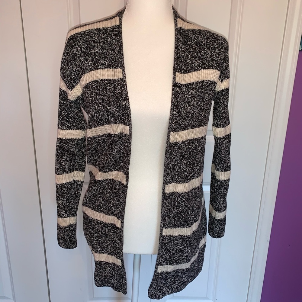 Springfield Striped  Open Cardigan